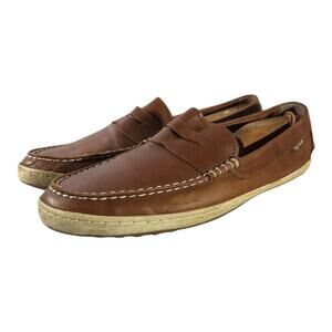 Cole Haan Grand.Os Men Brown Leather Nantucket II Loafers C27789 Sz 11 M